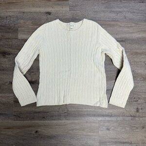 St. John's Bay Ivory Knit Sweater